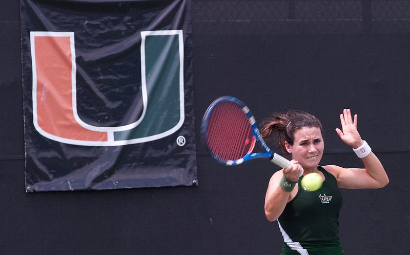 20100515-_IGP7529.jpg :: UM Women's Tennis Vs South Florida NCAA Regional 5-15-2010
