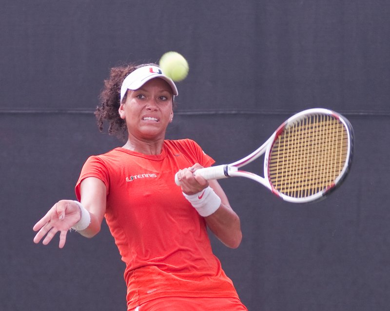 20100515-_IGP7573.jpg :: UM Women's Tennis Vs South Florida NCAA Regional 5-15-2010