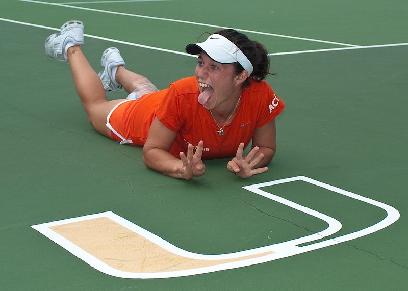20100515-_IGP7593.jpg :: UM Women's Tennis Vs South Florida NCAA Regional 5-15-2010