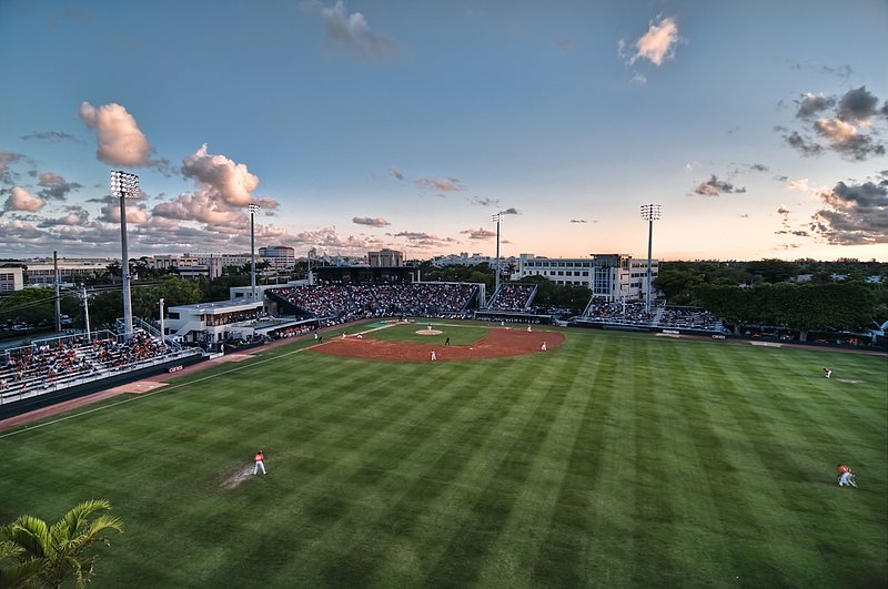 HDR Baseball.jpg :: University of Miami Baseball vs Virginia 5-21, 22- 2010