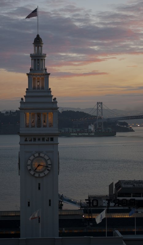 IFP3  SF Port Tower Sunrise 2-8-09-35.jpg :: San Francisco Port Tower Sunrise