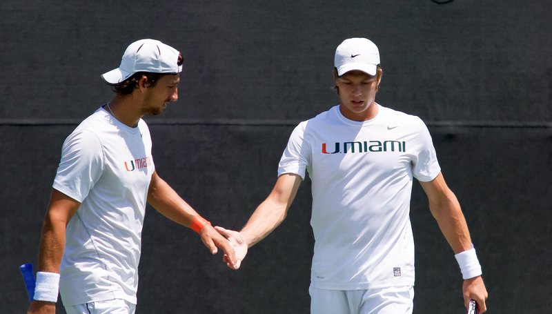 _IGP6911.jpg :: UM Men's Tennis Vs BC 4-10-11