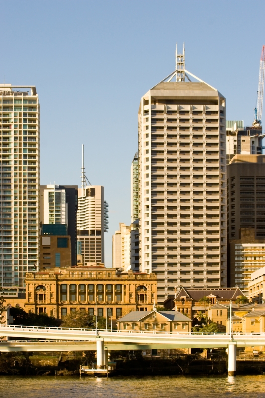 Australia 014.jpg :: Old and new from the south bank of the river, Brisbane, Queensland, Australia