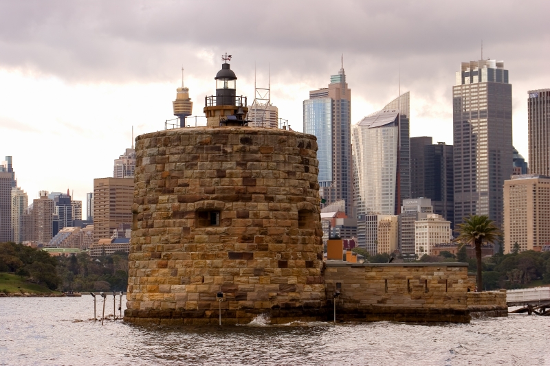 Australia 098.jpg :: Fort Dennison in Sydney Harbour, Australia