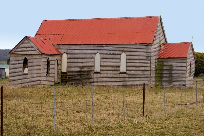 Australia 117.jpg :: An historic outback Australian Catholic Church built in 1880, finally closed 1970