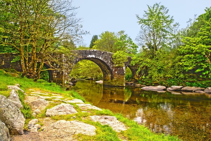 Hexworthy Bridge - In Dartmoor National Park - Devon - England.jpg