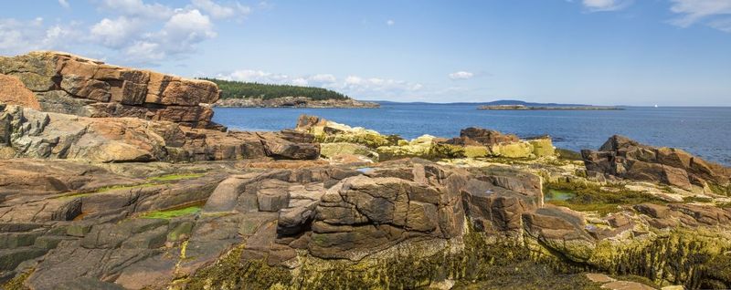 Panoramic view of rock formations in Acadia National Park - Maine - USA.jpg