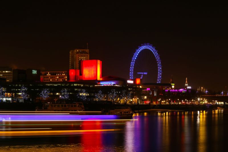 South Bank Centre and the London Eye from the Thames North Bank - London.jpg