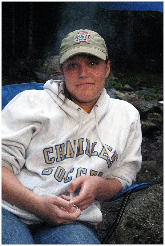 09ME.Ivy_8610.jpg :: IVY, Camping in Maine, June 2009