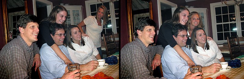09Thnksgvng.Group_9781d.jpg :: BOBBY, DAVID, IVY, MAURA & MEGAN, East Williston, New York, November 26, 2009 