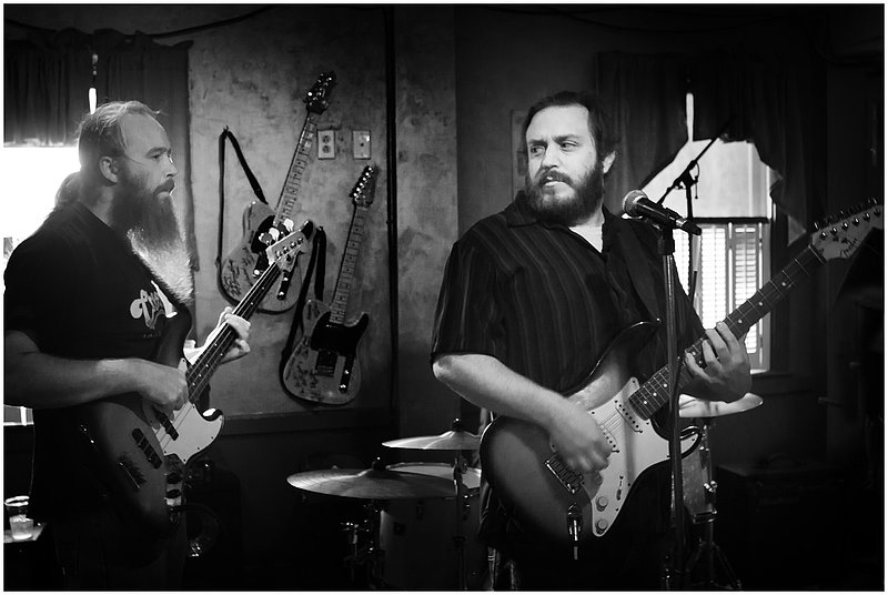 12Cadys.KilbornAlley_2093g.jpg :: CHRIS BREEN and ANDREW DUNCANSON with The Kilborn Alley Blues Band, Cady's Tavern, Chepachet, Rhode Island, April 22, 2012