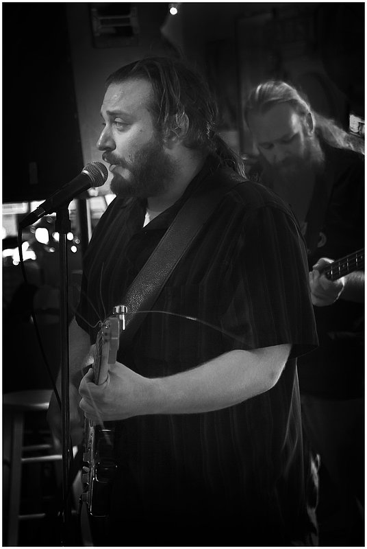 12Cadys.KilbornAlley_2162g.jpg :: ANDREW DUNCANSON and CHRIS BREEN with The Kilborn Alley Blues Band, Cady's Tavern, Chepachet, Rhode Island, April 22, 2012