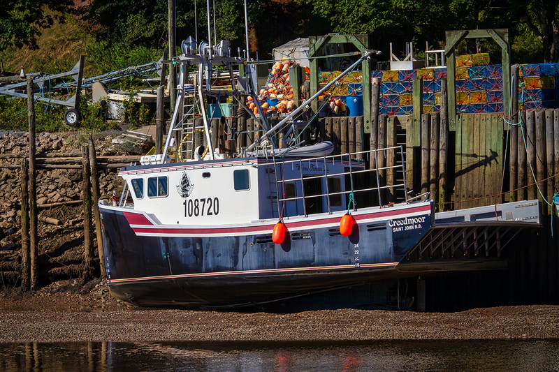 24CANNB-StMartinsBoat_1942.jpg :: St. Martins, New Brunswick, Canada 2024