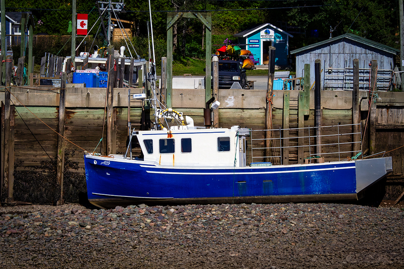 24CANNB-StMartinsBoat_1944.jpg :: St. Martins, New Brunswick, Canada 2024