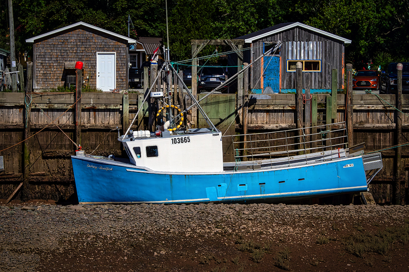 24CANNB-StMartinsBoat_1945.jpg :: St. Martins, New Brunswick, Canada 2024