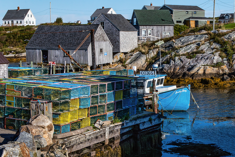 24CANNS-PeggysCoveLobsterTraps_0501.jpg :: Peggy's Cove, Nova Scotia, Canada 2024