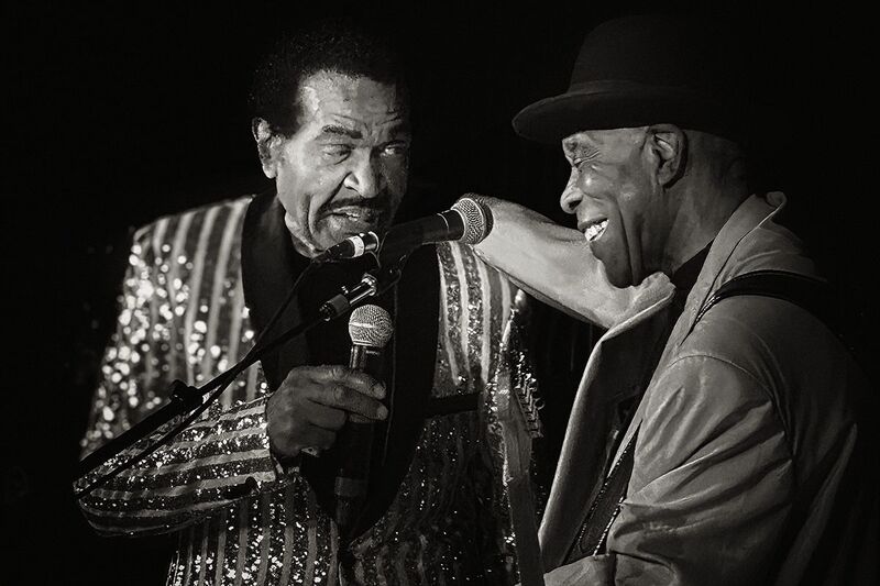 25CHILegends-BuddyGuy-BobbyRush_7271ig.jpg :: BOBBY RUSH with BUDDY GUY at Buddy Guy's Legends in Chicago, Illinois on February 2, 2025