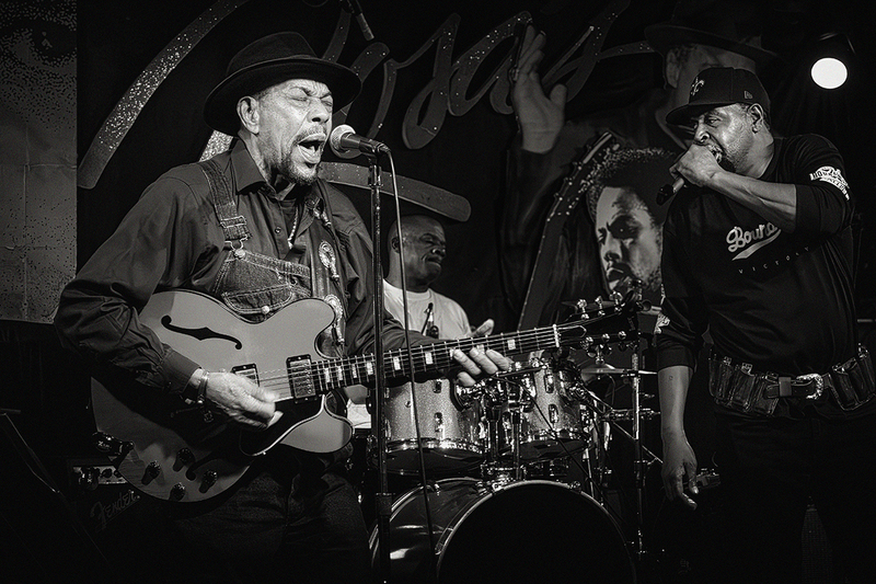 25CHIRosas-JohnPrimer_5780g.jpg :: JOHN PRIMER AND THE REAL DEAL BLUES BAND at Rosa's Lounge in Chicago, Illinois on February 1, 2025