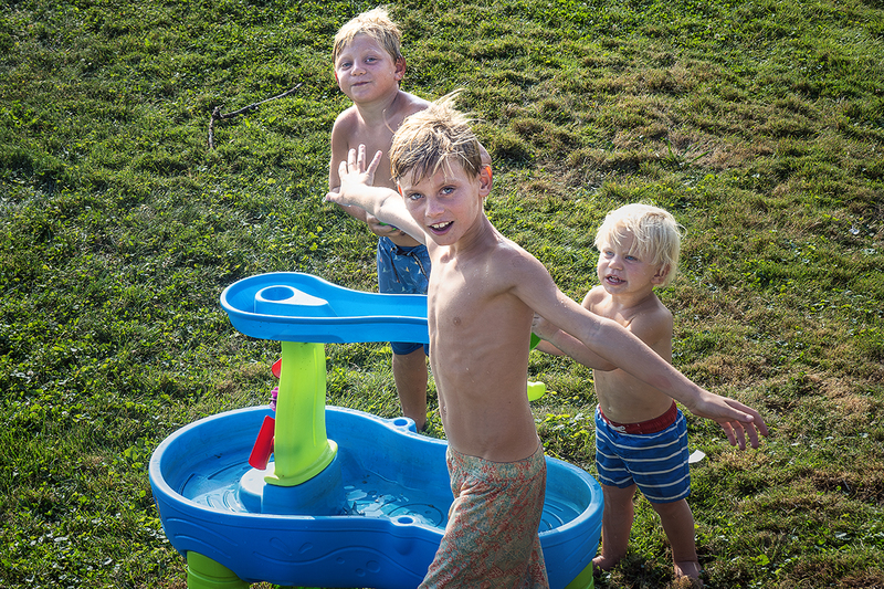 25RIChristopherBoys_4129.jpg :: CHARLIE, WILLIAM and GEORGE, Touisset Highlands, Rhode Island, Summer 2025
