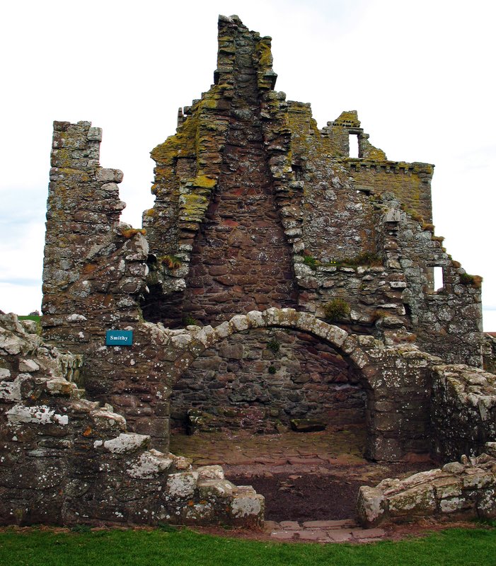 Castle Ruins 2.jpg :: Smithy at Dunnotar Castle Scotland