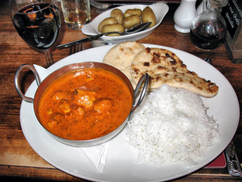 Chicken Tikka.jpg :: Pub meal of Indian food Chicken Tikka