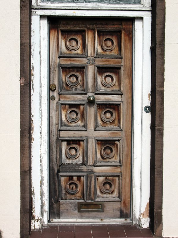 Distressed Door.jpg :: Old wooden door taken in Stonehaven Scotland