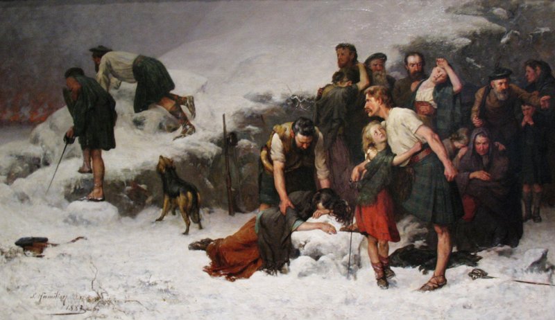 Highland Clearances.jpg :: Painting of the Highland Clearances