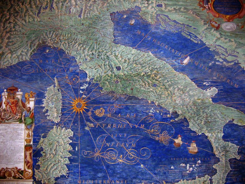 Italian Map Texture or Background.jpg :: Old map of Italy