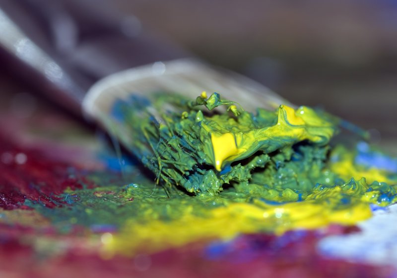 Mixologist.jpg :: The mixing of oil paints.