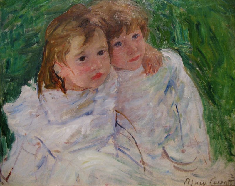 Painting of Young Girls.jpg :: Painting of young girls by Mary Cassatt
