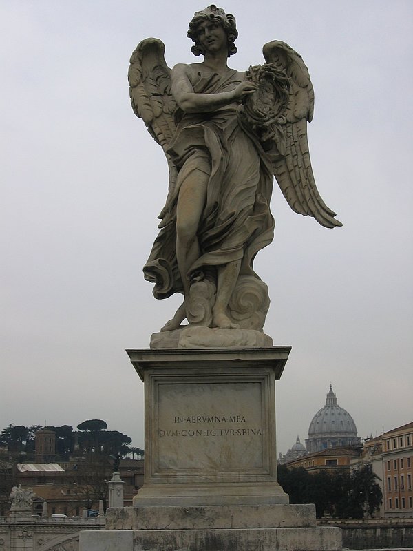 Roman Angel Statue.jpg :: Taken in Rome, Italy.