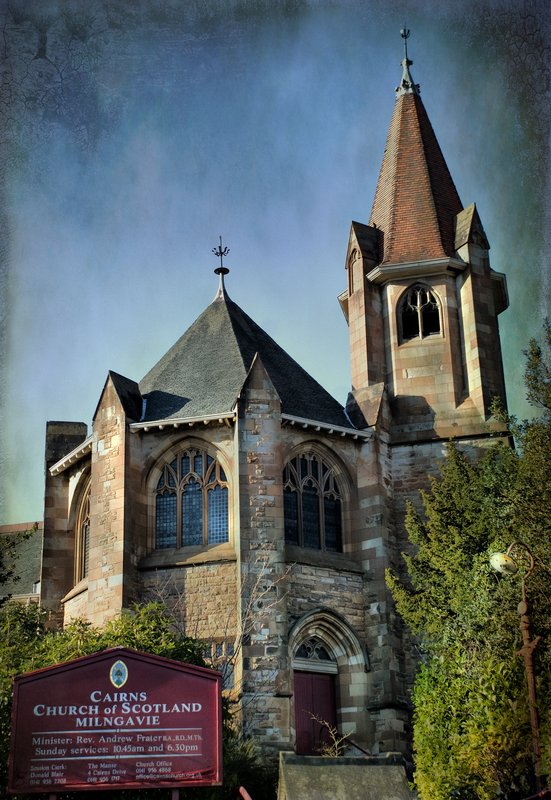 Scottish Church in Color.jpg :: Cairns Church in Milngavie Scotland. © 2012 LKG Photography