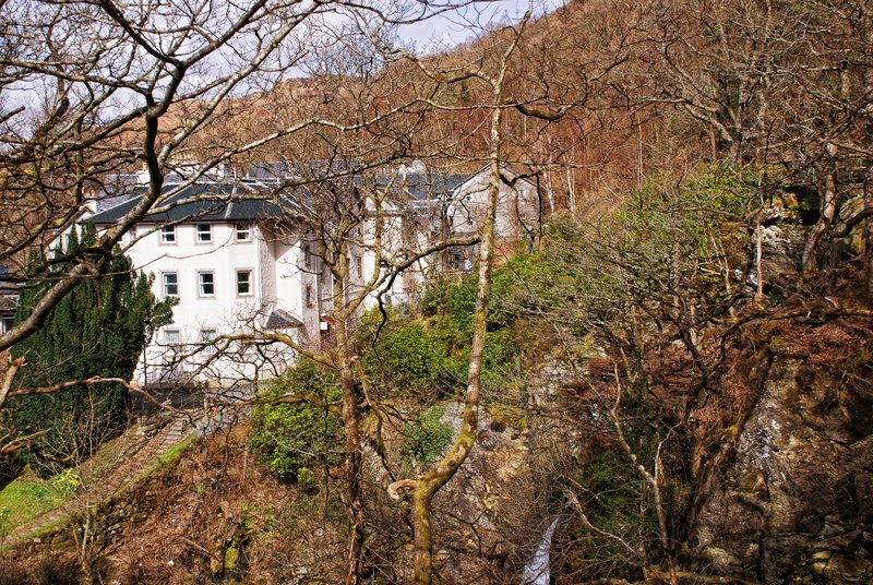 Scottish Highlands Hotel Inversnaid.jpg :: Hotel Inversnaid.  A beautiful place along Loch Lomond.