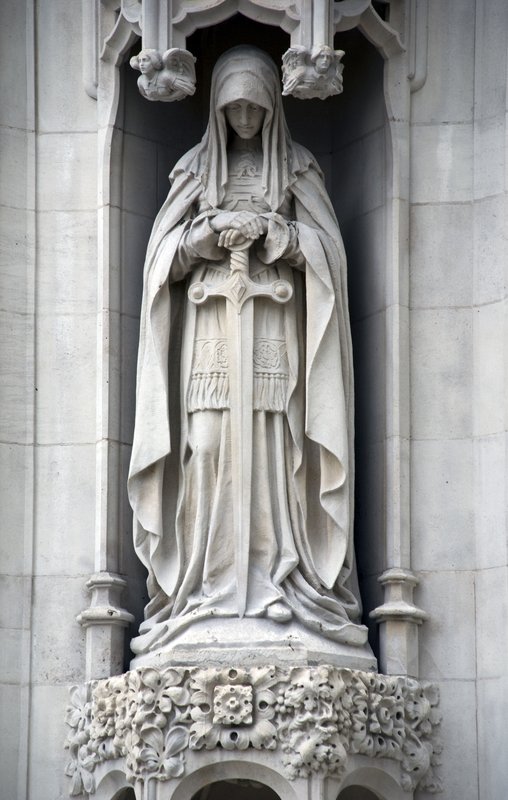 Statue with Sword.jpg :: Stock images are available for download at $3.00 each (plus .50 PayPal fee) and are transferred at full resolution and are Royalty and Copyright free and can be used in commercial work.