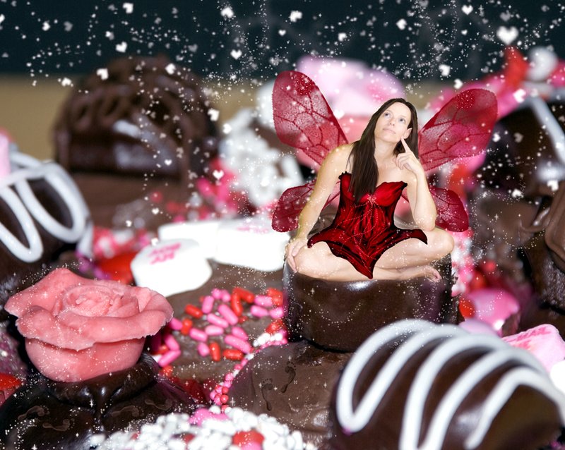 The Chocolate Faerie.jpg :: She visits me often. :)