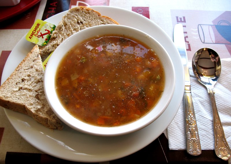 Vegetable Soup.jpg :: Bowl of Vegetable Soup