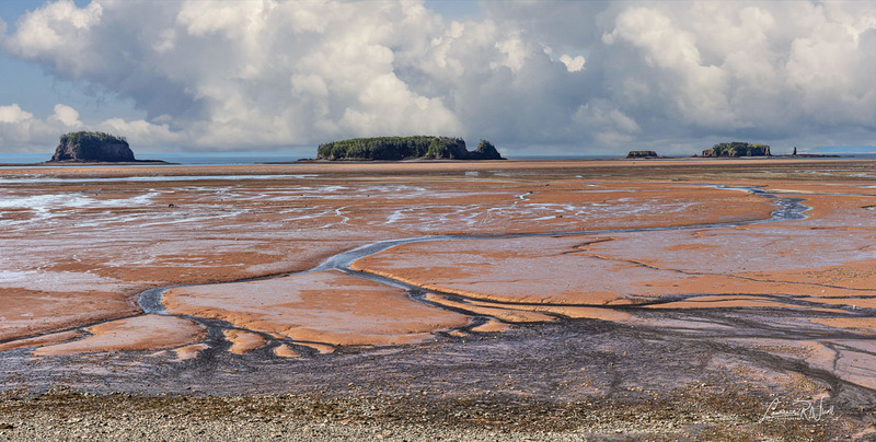 _LRN2433-2449 -Stranded Islands in the Tide .jpg :: Pictures along the North side of the Minas Basin