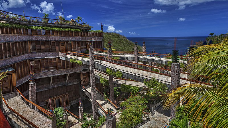 _MG_5145 -50 -Jade Mtn Resort.jpg :: A view down into the resort