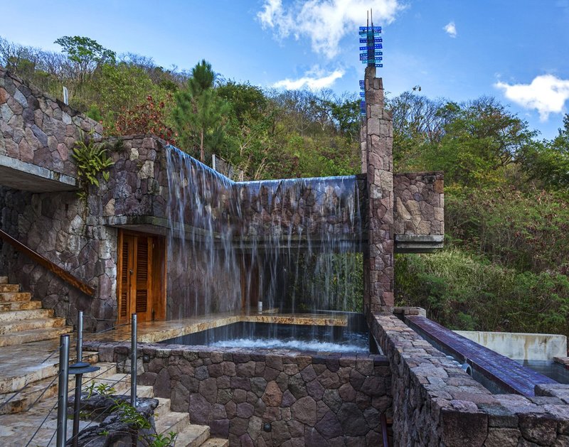 _MG_5521-40 -Jade Mtn Resort.jpg :: Evening Waterfalls at Jade Mtn Resort