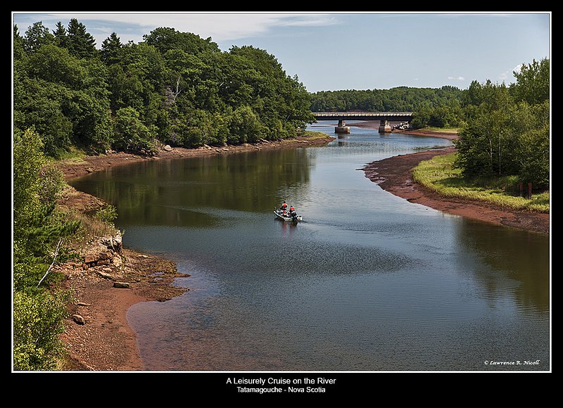 2997 -On the River at Tatamagouche.jpg :: A quiet Journey on the river