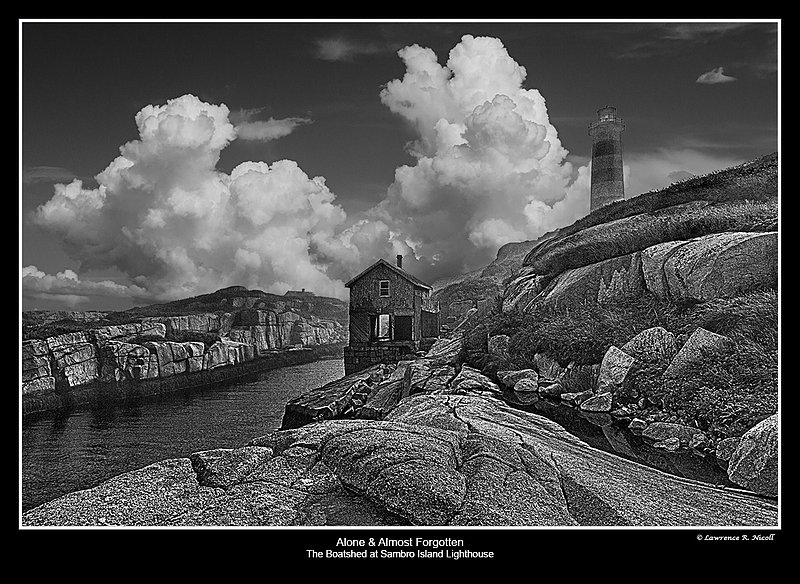 3101 -Sambro Island Lighthse.jpg :: The closing days of the boathouse on Sambro Island