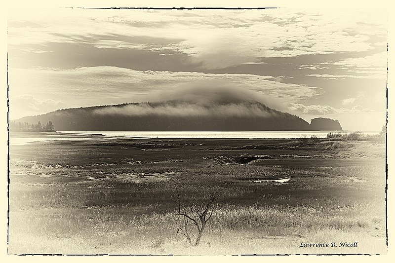 3716 -Five Islands  -The Giant Sleeps.jpg :: The Legend of Glooscap in the Bay of Fundy, the giant sleeps