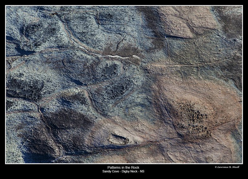 4093 -Sandy Cove - Digby Neck.jpg :: Interesting patterns in the rock of Sandy Cove