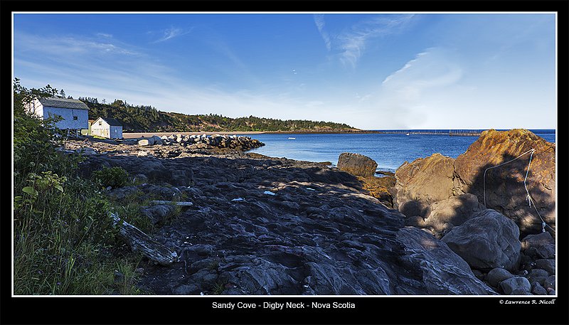 4102-12 -Sandy Cove - Digby Neck.jpg :: The quiet little harbour at Sandy Cove, Digby Neck