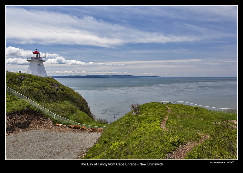 4136 -Cape Enrage -New Brunswick.jpg :: View from Cape Enrage across the Bay of Fundy to Nova Scotia