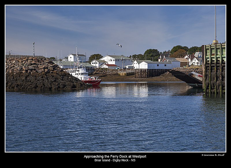 4381 -Westport -Digby Neck.jpg :: Arriving at the ferry dock in Wesport, Digby Neck, NS