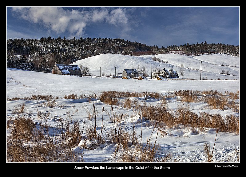 5619 -After the Storm.jpg :: Prepared, a farmhouse appears after the storm
