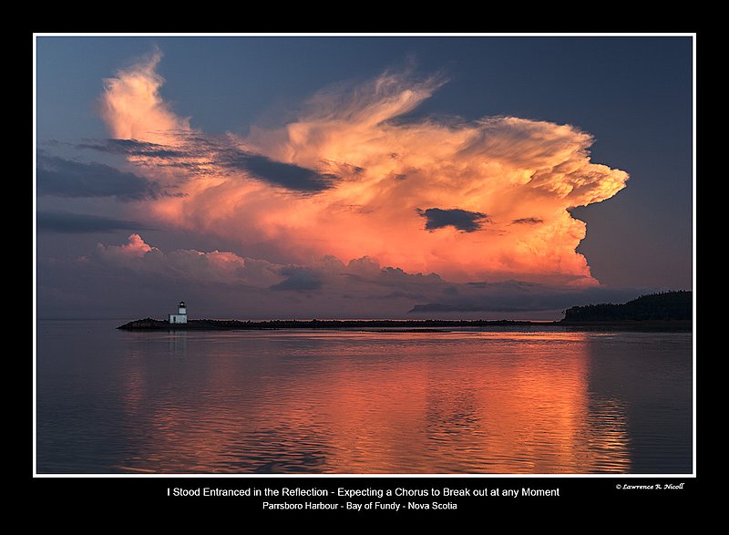 8187 -Sunset in Parrsboro Hbr.jpg :: A gift from Mother Nature