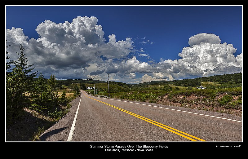 9892-9915 -Summer Storm Clouds on the Horizon.jpg :: Wild cloud formations on the horizon as the next storm approaches