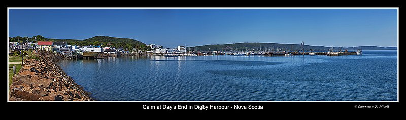 M643  -Digby Harbour.jpg :: Afternoon in Digby Harbour, Nova Scotia